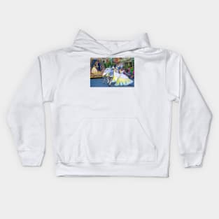 swan court Kids Hoodie